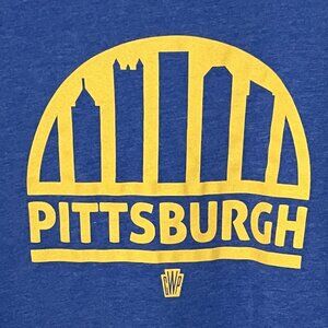 Blue Pittsburgh Skyline Tee